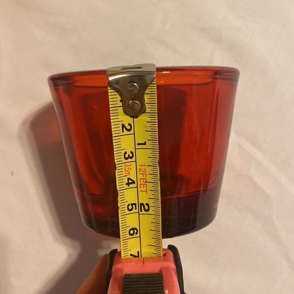 Vintage Leonardo Germany Set of 5 Votive Candles Yellow Red and Green - Picture 4 of 7